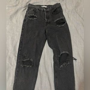 Pacsun Black denim jeans size 25